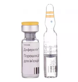 Диферелін пор. 0,1мг флак. №7+раств.амп. 1мл №7