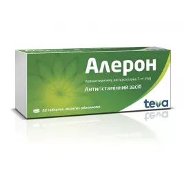 Алерон таблетки по 5 мг 30 шт. (10х3)
