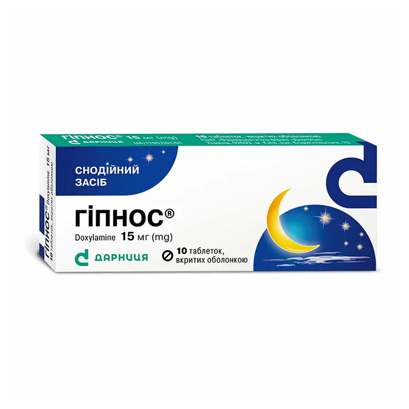 Гіпнос-Дарниця таблетки по 15 мг 10 шт.