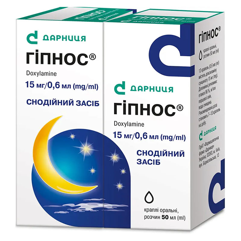 Гіпнос-Дарниця краплі по 50 мл у флаконі 1 шт.