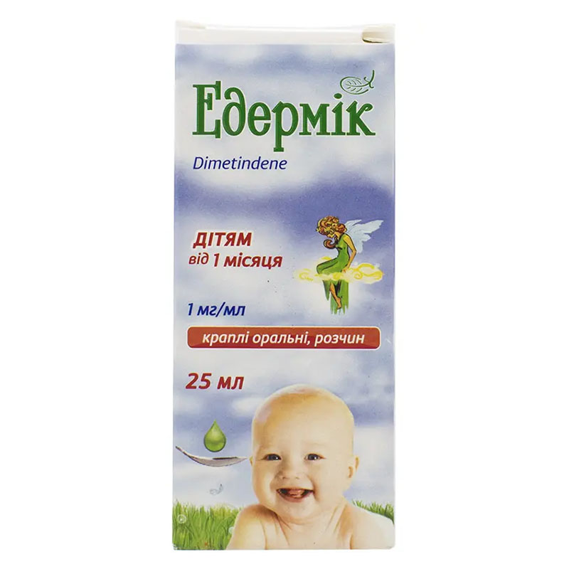 Едермік краплі 1 мг/мл по 25 мл у флаконі 1 шт.