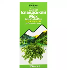Ісландський мох сироп по 200 мл у флаконі - Віола