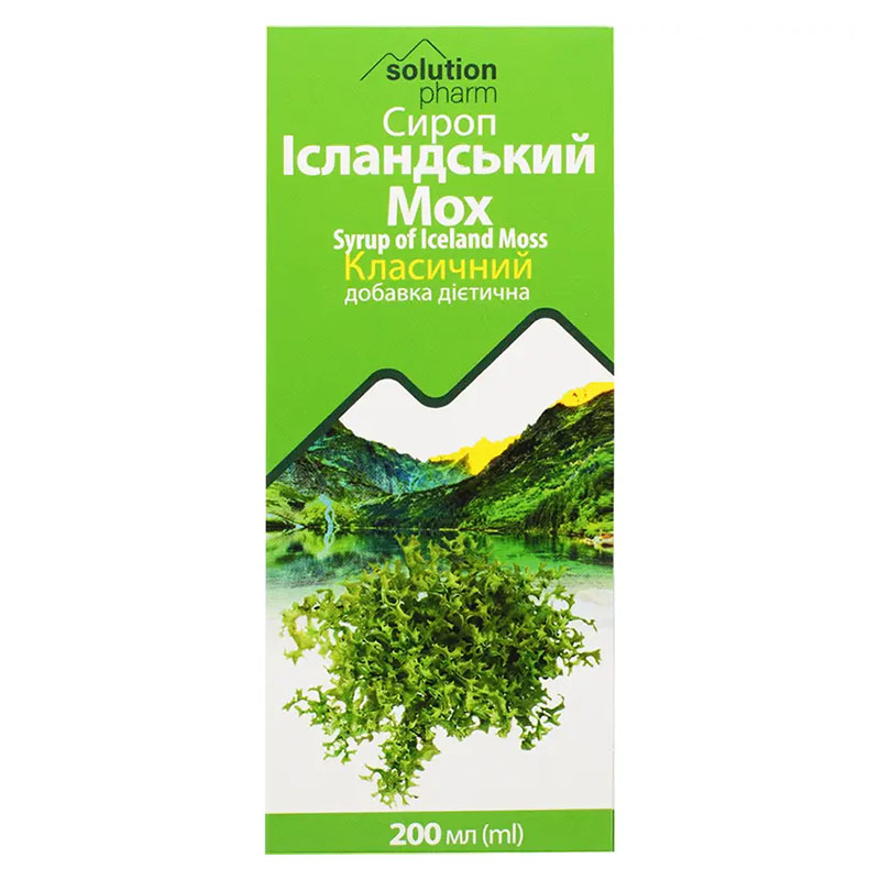 Ісландський мох сироп по 200 мл у флаконі - Віола