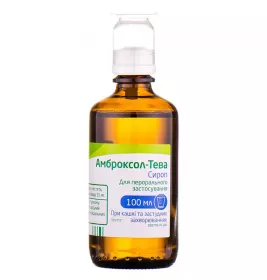 Амброксол-Тева сироп 15 мг/5 мл по 100 мл у флаконі