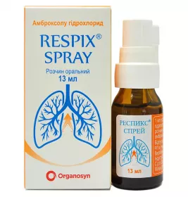 Респікс спрей розчин 10 мг/0.2 мл 13 мл у флаконі 1 шт.