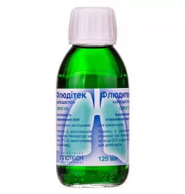Флюдітек сироп 5% по 125 мл у флаконі 1 шт.