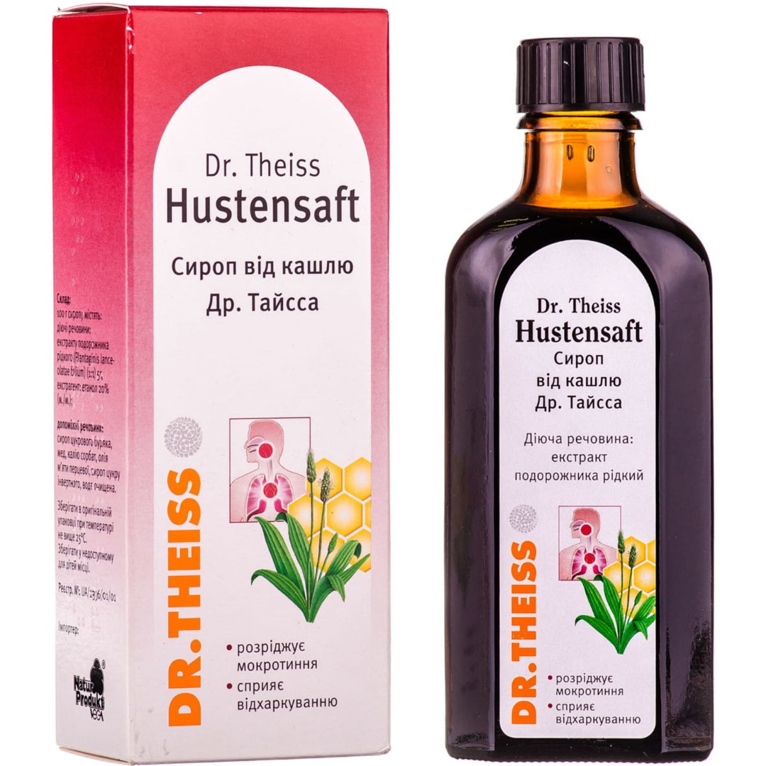 Сироп від кашлю Др. Тайсс по 100 мл у флаконі 1 шт.