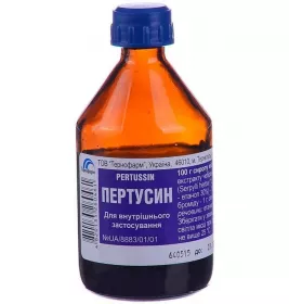 Пертусин сироп по 200 мл у пластиковому флаконі 1 шт. - Тернофарм