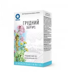 Грудной сбор №1 по 1.5 г в фильтр-пакетиках 20 шт. - Виола