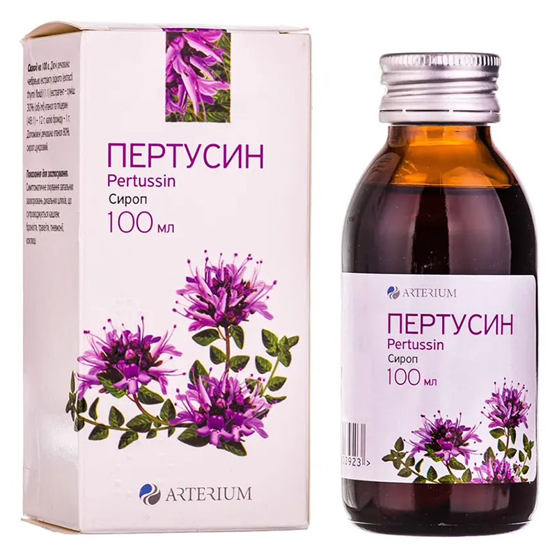 Пертусин сироп по 100 мл у флаконі 1 шт. - Артеріум