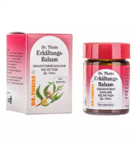Евкаліптовий бальзам від застуди Др Тайсс мазь по 50 г у банці