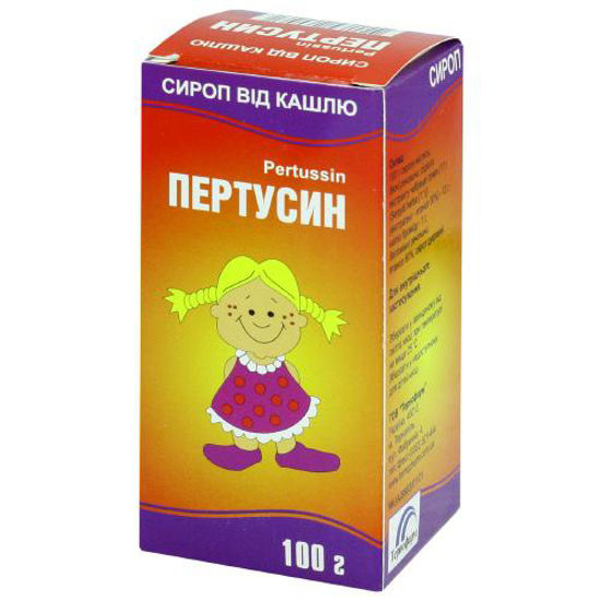 Пертуссин сироп по 100 мл в стекляном флаконе 1 шт. - Тернофарм Пертуссин сироп по 100 мл в стекляном флаконе 1 шт. - Тернофарм