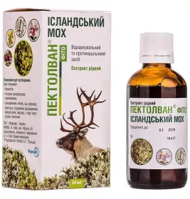 Пектолван фіто ісландський мох рідина по 50 мл у флаконі 1 шт.