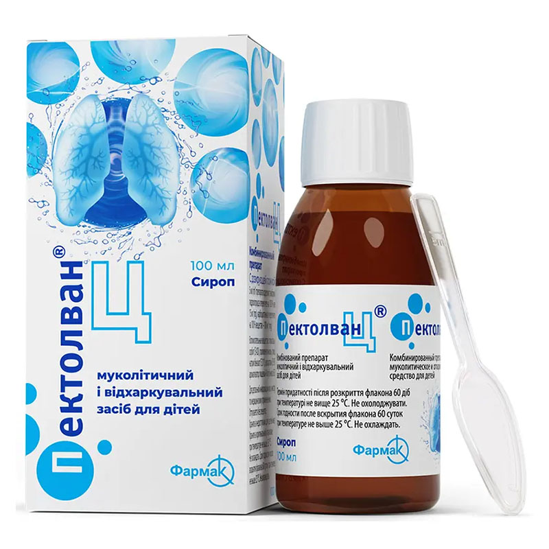 Пектолван Ц сироп по 100 мл у флаконі 1 шт.