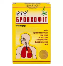 Фіточай Бронхофіт збір по 100 г у пачці