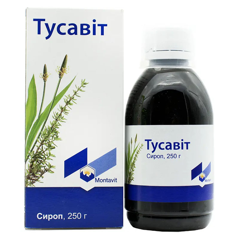 Тусавіт сироп по 250 г у пляшці