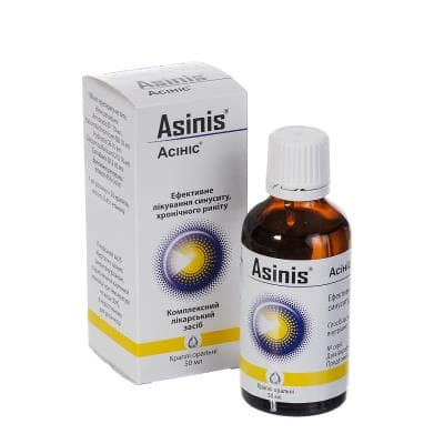 Асініс краплі по 50 мл у флаконі