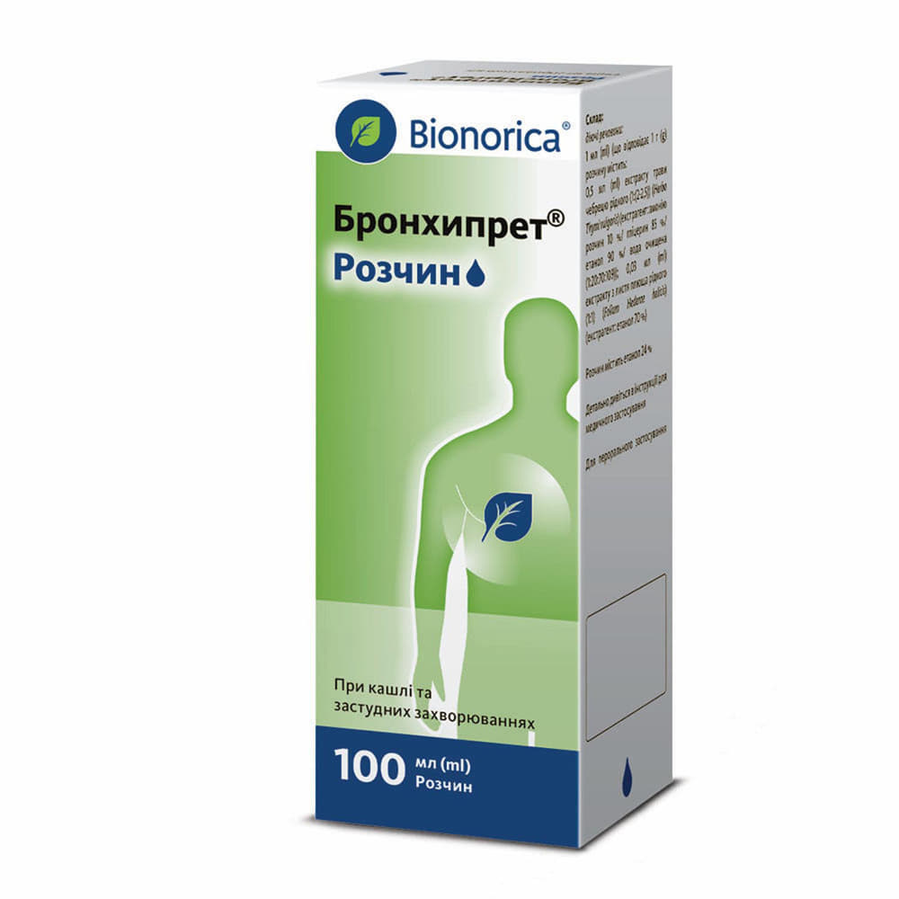 Бронхипрет краплі по 100 мл у флаконі 1 шт.