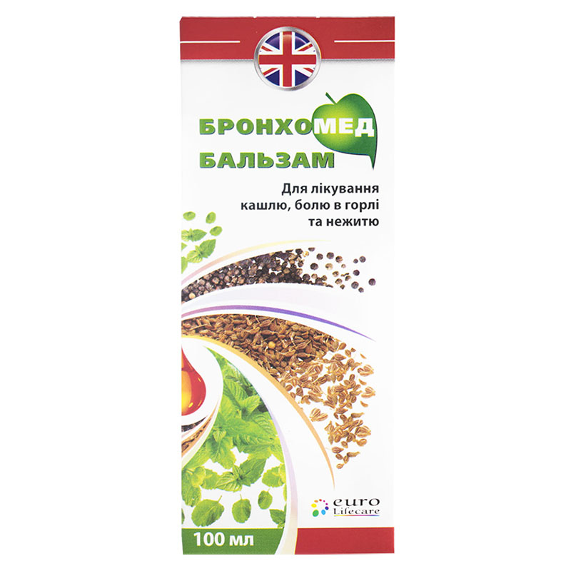 *Бронхомед бальзам р-н д/перор. заст. флак. 100мл
