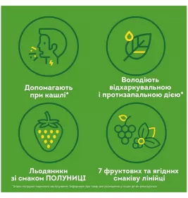 Доктор мом зі смаком полуниці льодяники 20 шт. (4х5)