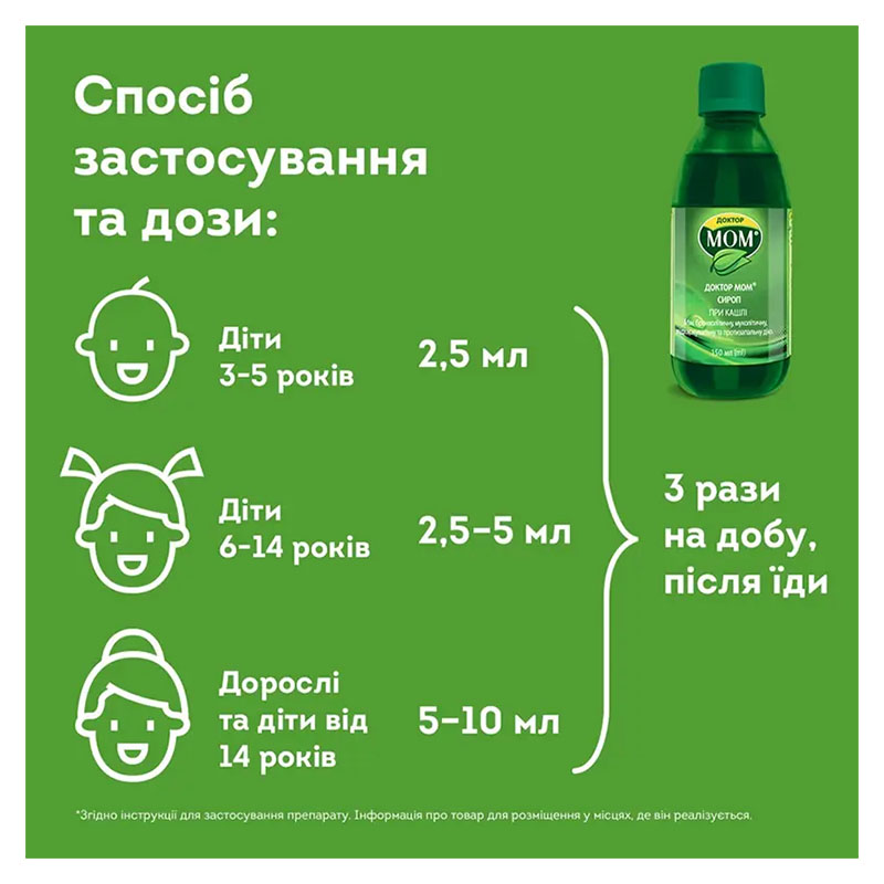 Доктор мом сироп по 150 мл во флаконе