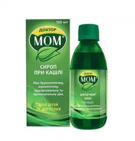 Доктор мом сироп по 150 мл у флаконі