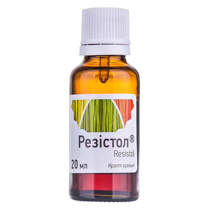 Резистол краплі по 20 мл у флаконі 1 шт.