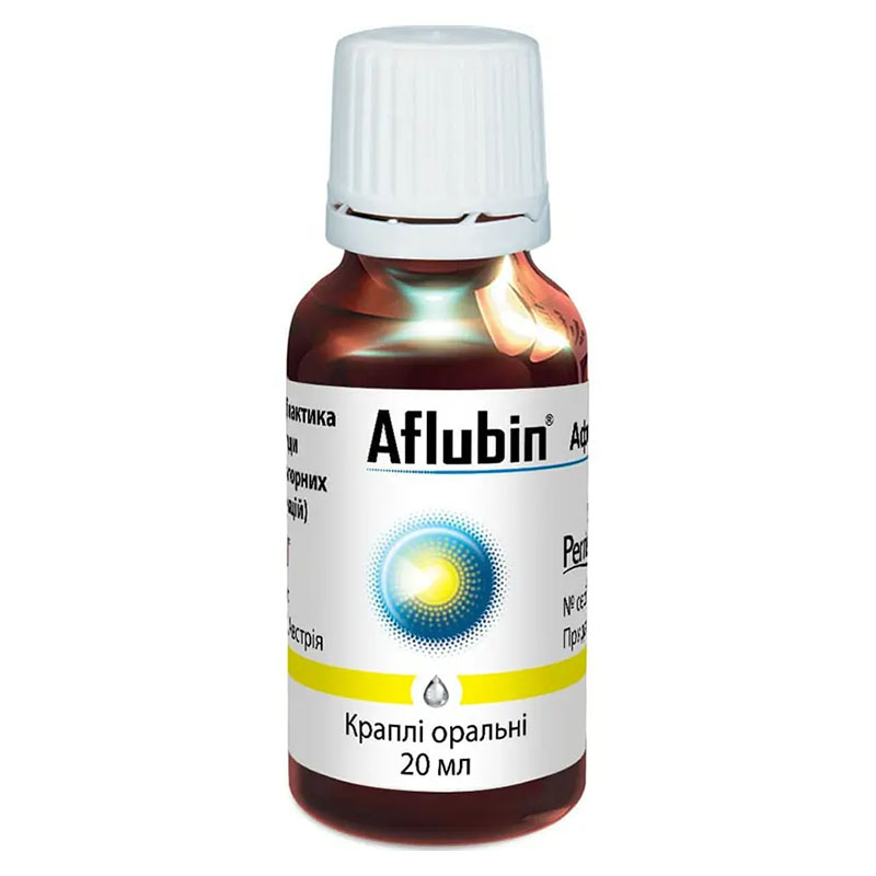 Афлубин капли по 20 мл во флаконе 1 шт.