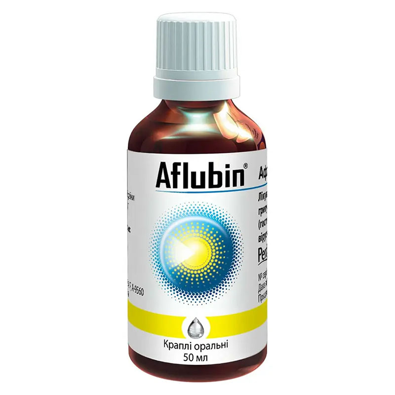 Афлубин капли по 50 мл во флаконе 1 шт.