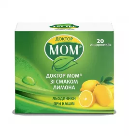 Доктор мом зі смаком лимона льодяники 20 шт. (4х5)