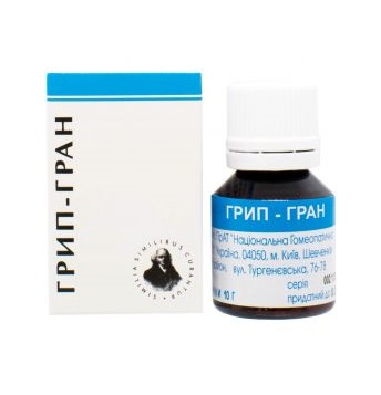 *Грип-гран гомеопатія дорослий 10г