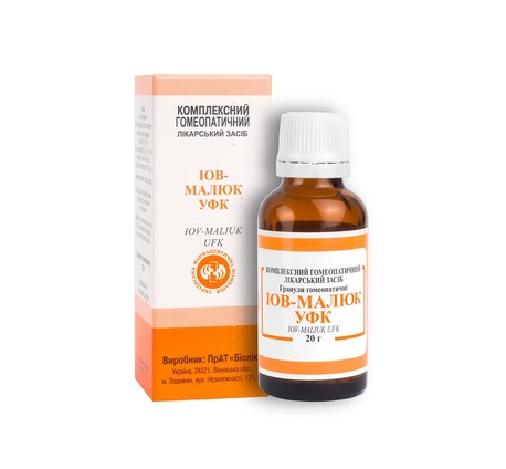 Іов-малюк УФК гранули по 20 г у флаконі