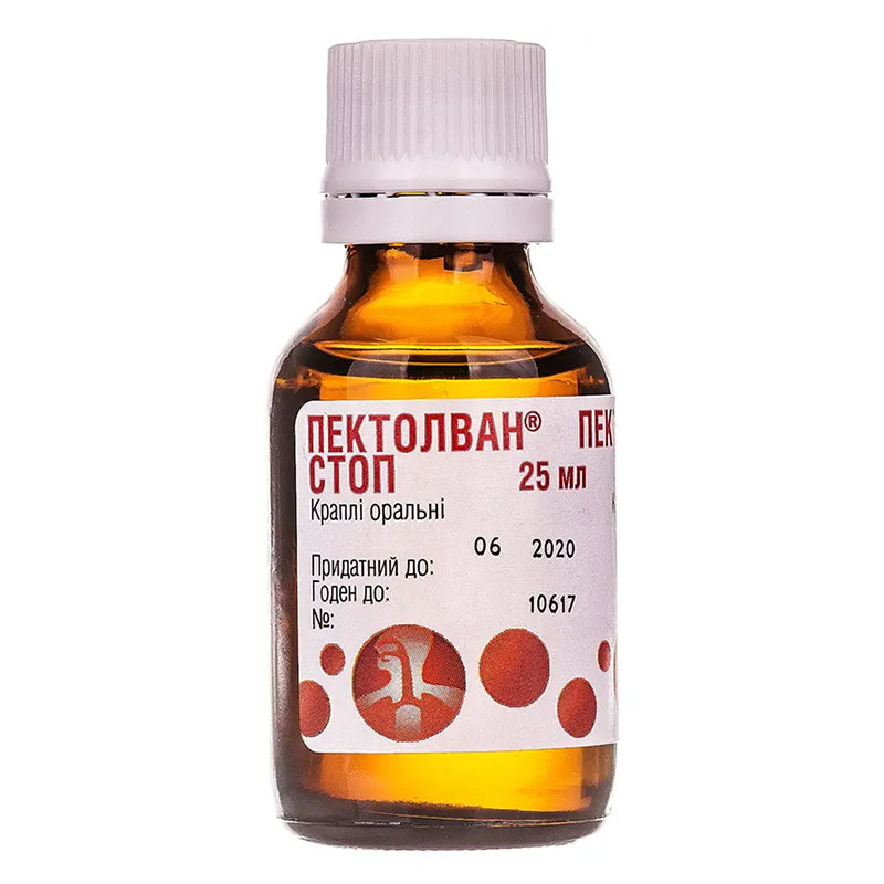 Пектолван стоп краплі по 25 мл у флаконі 1 шт.