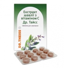 Льодяники з шавлією Др. Тайсс таблетки 12 шт.