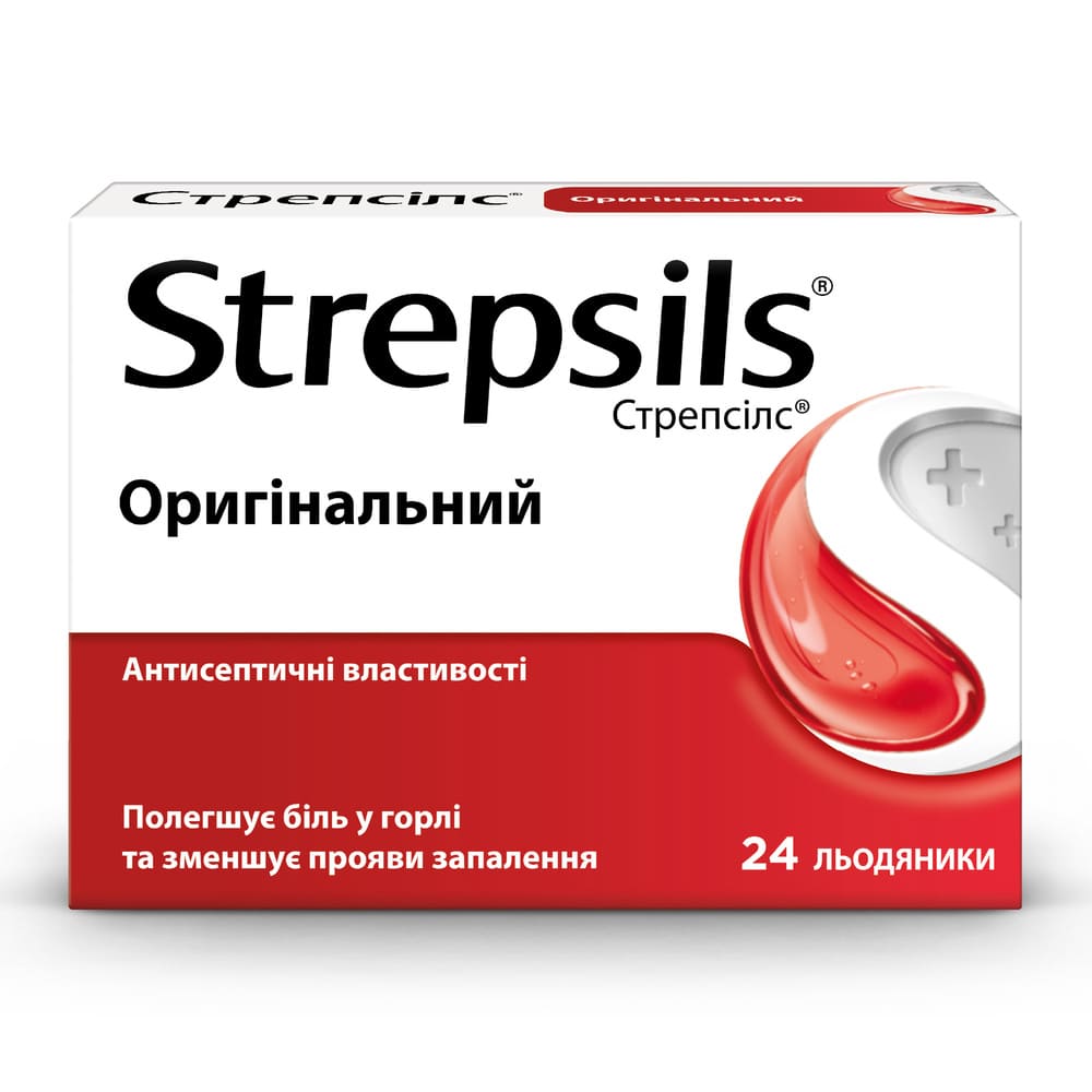 Стрепсилс Оригинальный леденцы 24 шт.