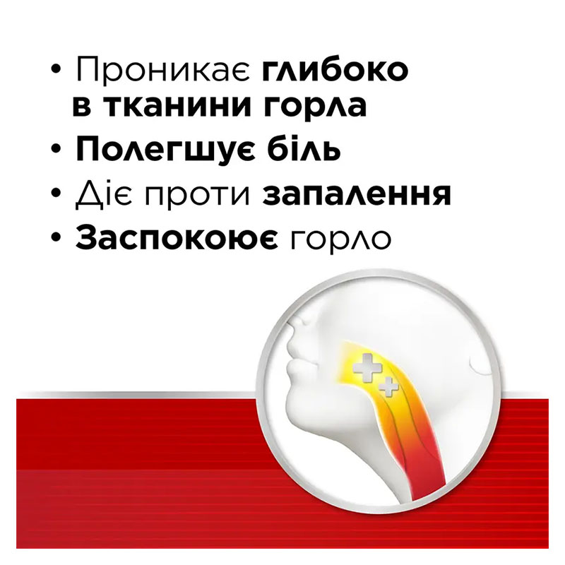 Стрепсілс Інтенсив мед-лимон льодяники 16 шт.