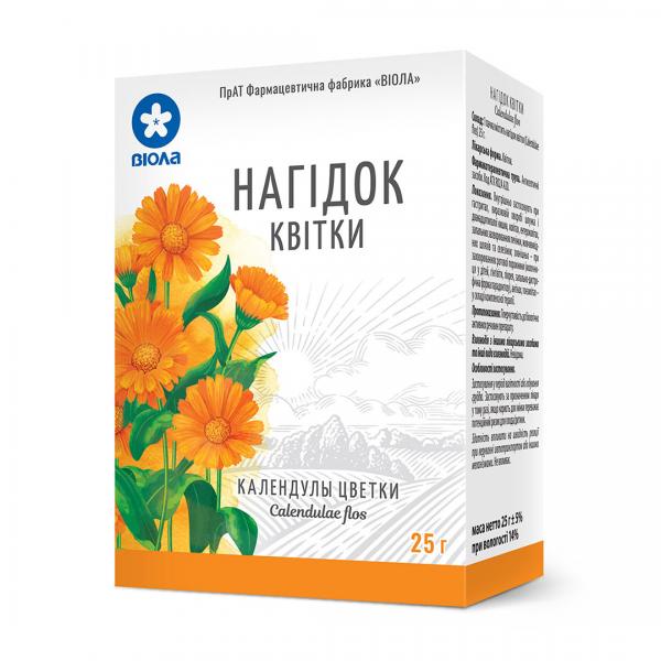 Календула квітки по 25 г у пачці - Віола