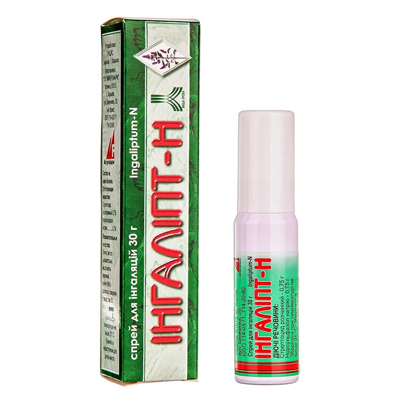 Інгаліпт-Н спрей по 30 мл у балоні - Мікрофарм