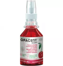 Орасепт спрей 1.4% по 177 мл у флаконі 1 шт.