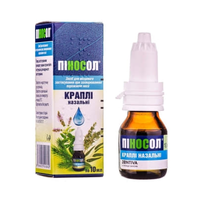 Піносол краплі по 10 мл у флаконі 1 шт.
