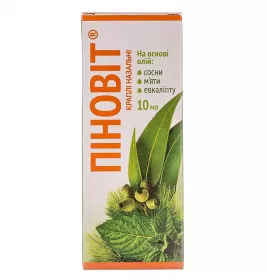 Піновіт краплі по 10 мл у флаконі 1 шт.