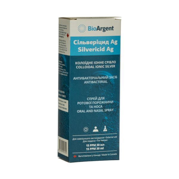 Сільверіцид Аg спрей по 30 мл у флаконі 1 шт.
