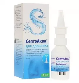 СептоАква для дорослих спрей по 30 мл у флаконі 1 шт.