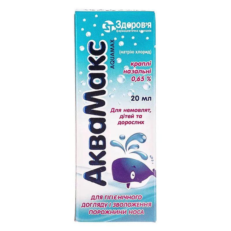 АкваМакс капли 0,65% по 20 мл во флаконе 1 шт. - Здоровье