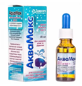 АкваМакс краплі 0,65% по 20 мл у флаконі 1 шт. - Здоров'я