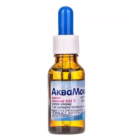 АкваМакс краплі 0,65% по 20 мл у флаконі 1 шт. - Здоров'я