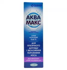 АкваМакс спрей 0,65% по 100 мл у флаконі 1 шт. - Здоров'я