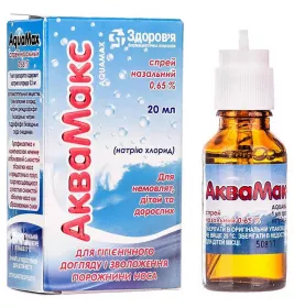 АкваМакс спрей 0,65% по 20 мл у флаконі 1 шт. - Здоров'я