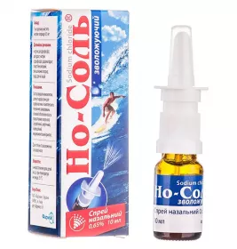 Но-соль зволожуючий спрей 0.65% по 10 мл у флаконі 1 шт.