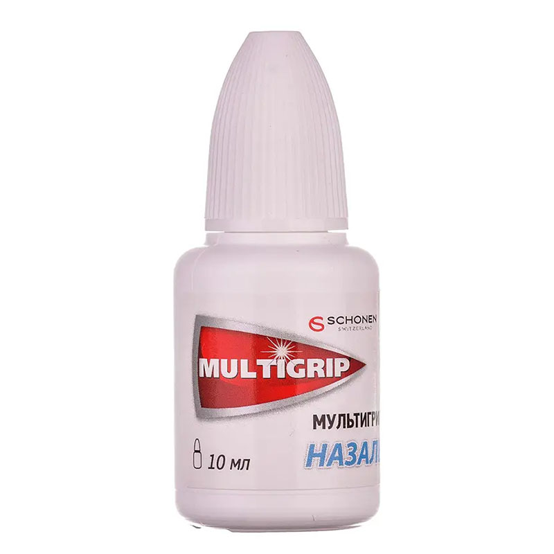 Мультигрип Назаль краплі 0,1% по 10 мл у флаконі 1 шт.